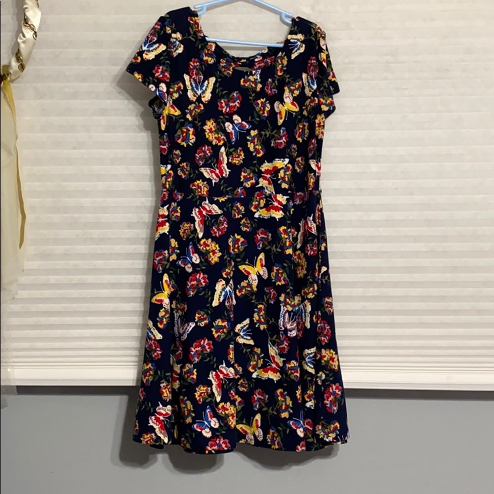 NWOT Epic Threads butterfly dress size L